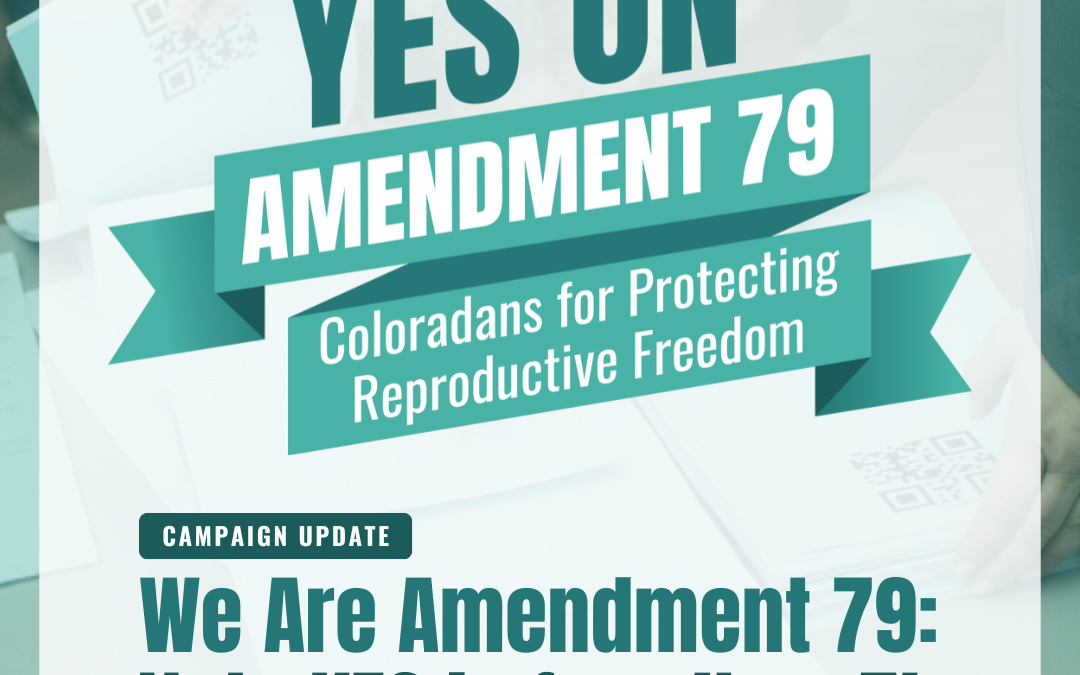 We Are Amendment 79: Vote YES in November